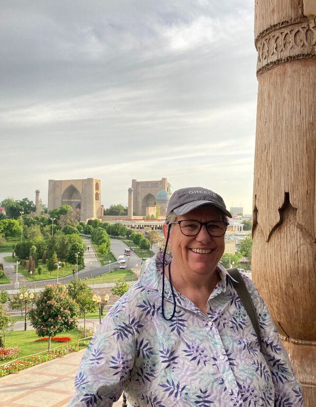 Vicki in Uzbekistan